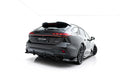 Maxton Design Street+ Mittlerer Diffusor Race Passend für V.4 Audi A6 S-Line C9 Schwarz Hochglanz