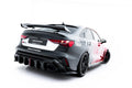Maxton Design Heck Ansatz Flaps Diffusor V.1 passend für Audi RS3 Limousine 8Y Facelift schwarz Hochglanz