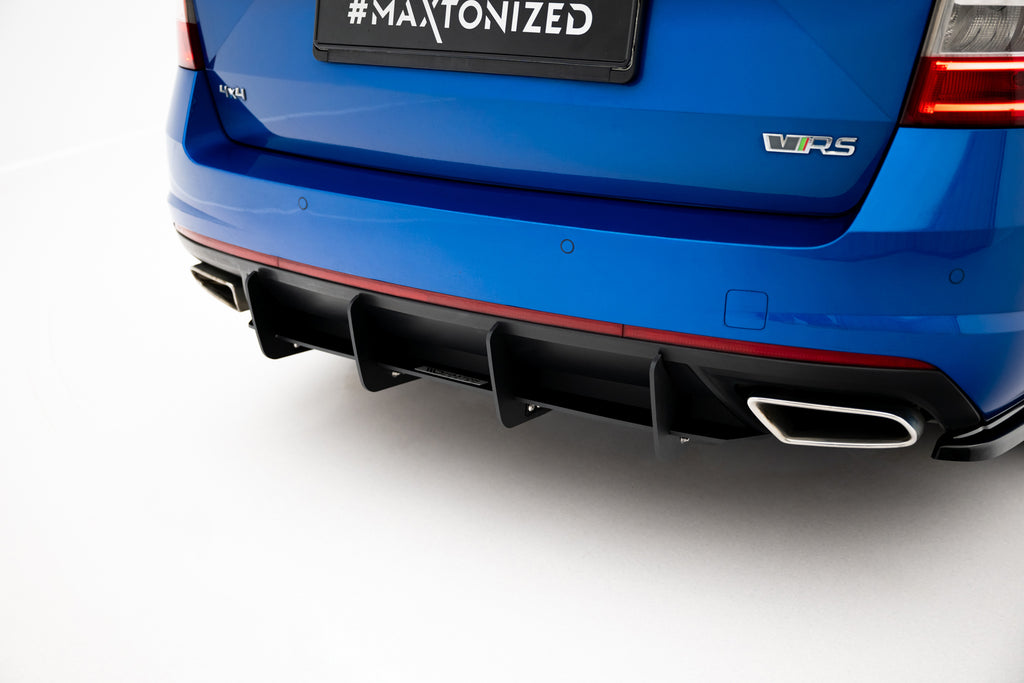 Maxton Design Heckschürze passend für Skoda Octavia RS Mk3 / Mk3 FL Hatchback / Kombi