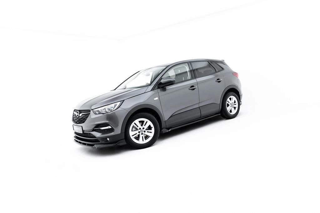 Maxton Design Street+ Seitenschweller Leisten Passend für Opel Grandland Mk1 Schwarz Hochglanz
