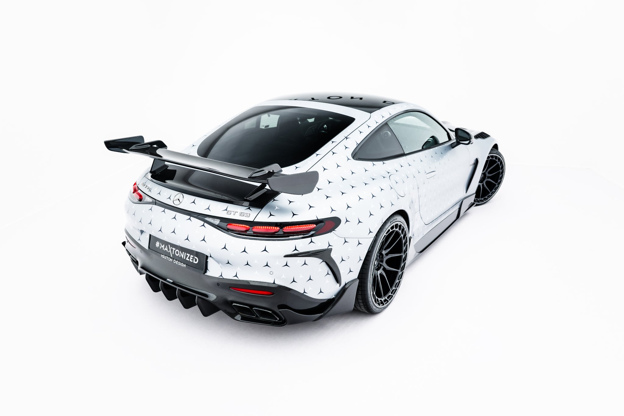 Maxton Design Prepreg Carbon Fiber Rear Diffuser Mercedes-AMG GT 63 / 55 / 63 S E Performance C192 für Mercedes-Benz AMG GT C192