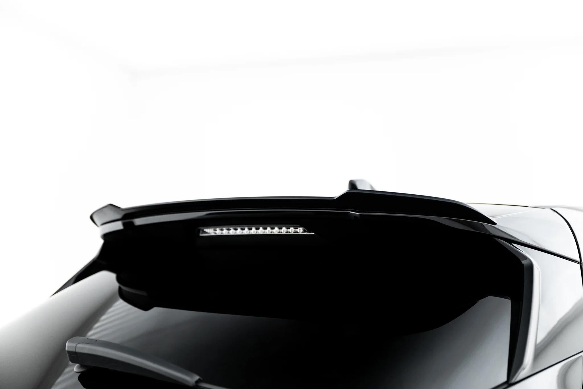 Maxton Design Höher Heckspoiler Lippe Alfa Romeo Junior Mk1 Schwarz Hochglanz