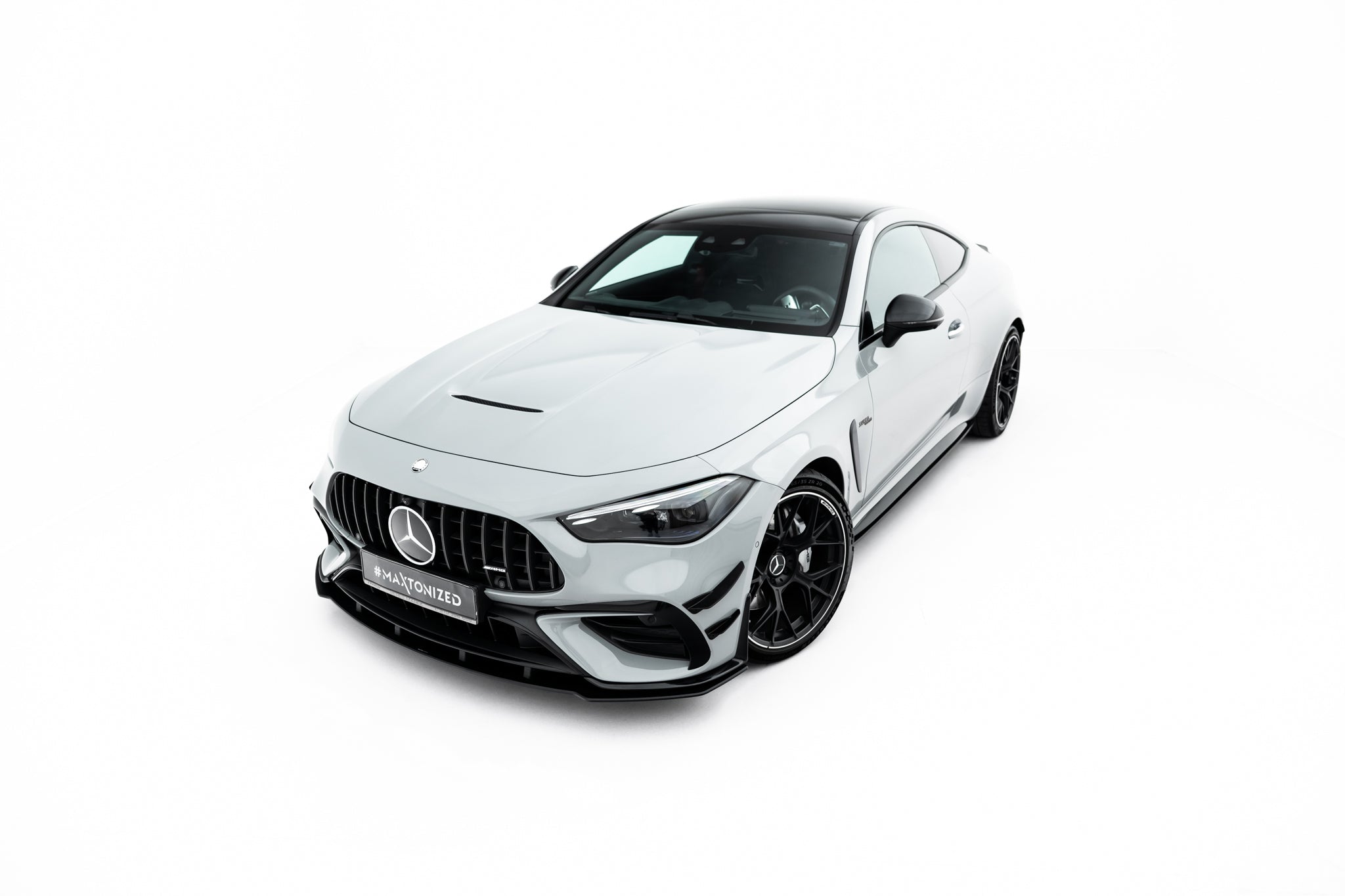 Maxton Design Street Pro Street+ Spoilerlippe Front Ansatz passend für Mercedes-AMG CLE 53 Aero C236