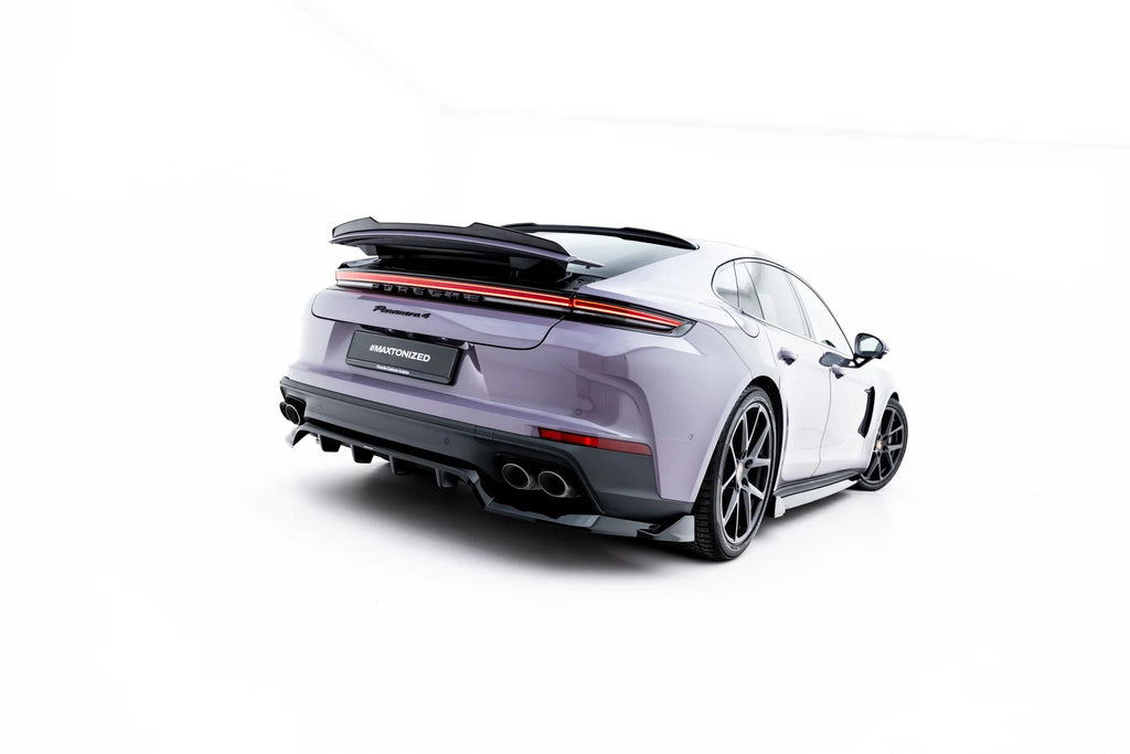 Maxton Design Heckspoiler Lippe Porsche Panamera 4 / 4S E-Hybrid / 4 E-Hybrid 972 Schwarz Hochglanz