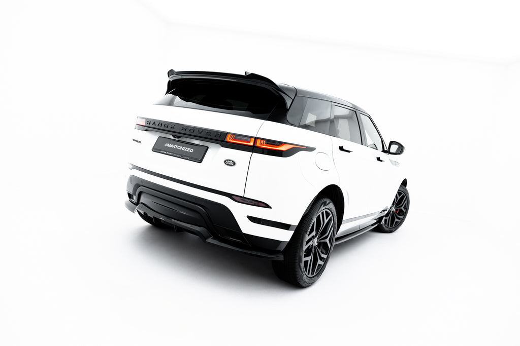 Maxton Design Street+ Mittlerer Diffusor RACE passend für Land Rover Range Rover Evoque Dynamic Mk2 schwarz Hochglanz
