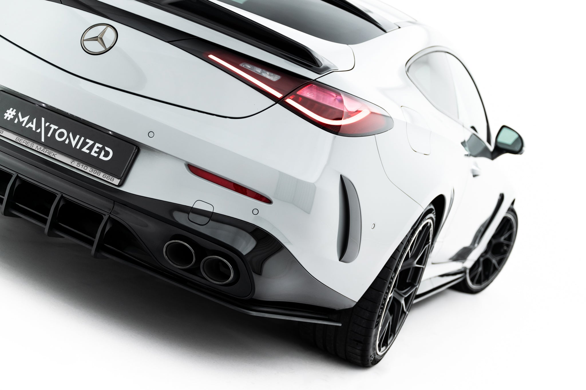 Maxton Design Street Pro Heckschürze passend für Mercedes-AMG CLE 53 Aero C236