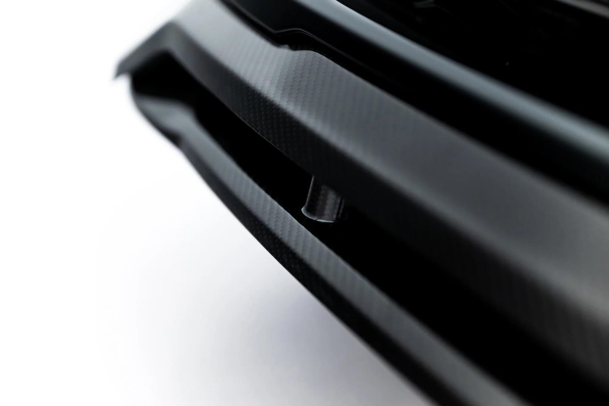 Maxton Design Prepreg Carbon Fiber Street+ Spoilerlippe Front Ansatz passend für Audi RSQ8 Mk1 Facelift