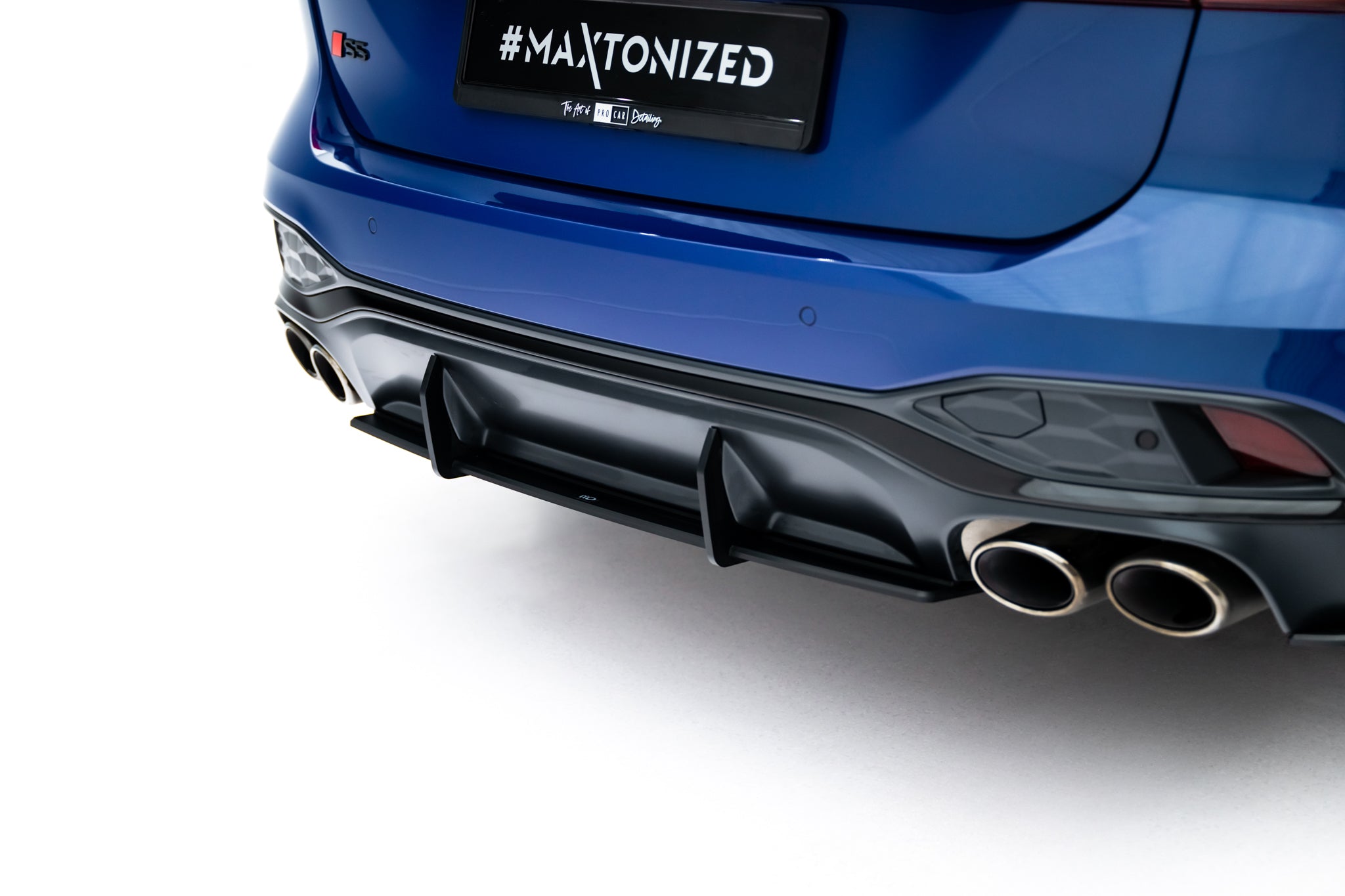 Maxton Design Street Pro Heckschürze passend für Audi S5 Limousine / Avant B10
