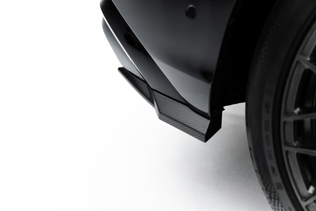 Maxton Design Prepreg Carbon Fiber Heck Ansatz Flaps Diffusor passend für Audi SQ8 / Q8 S-Line Mk1 Facelift
