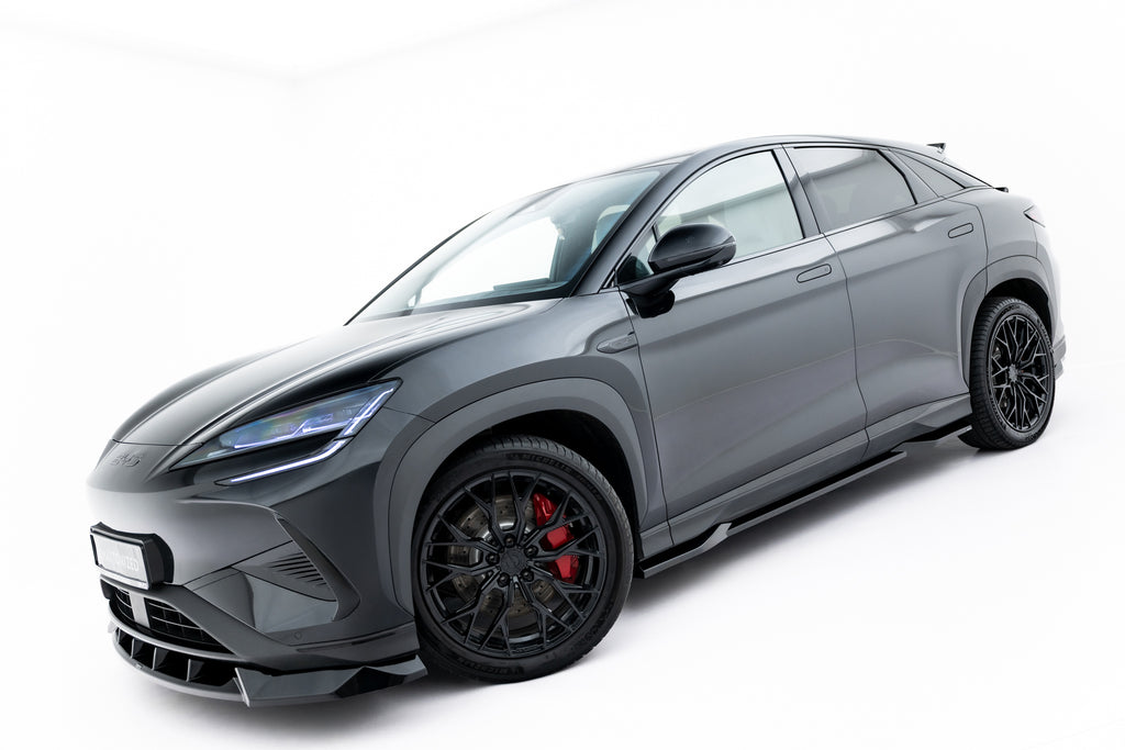 Maxton Design Street+ Seitenschweller Leisten passend für BYD Sealion 7 Mk1 schwarz Hochglanz