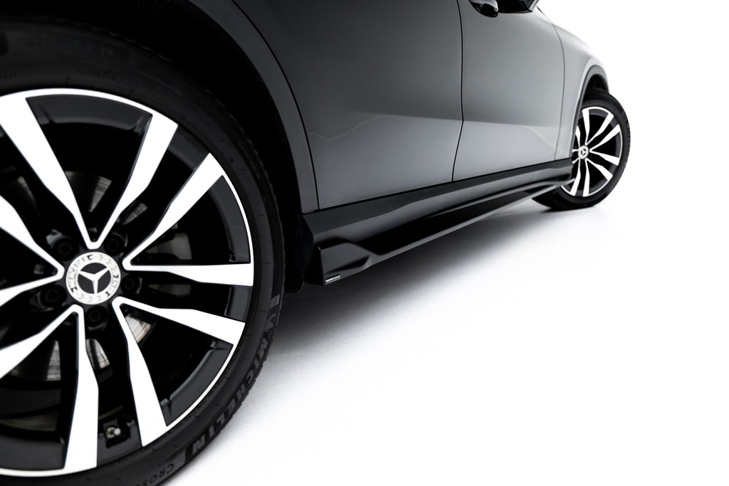 Maxton Design Street+ Seitenschweller Leisten passend für Mercedes-Benz GLC Coupe C254 schwarz Hochglanz