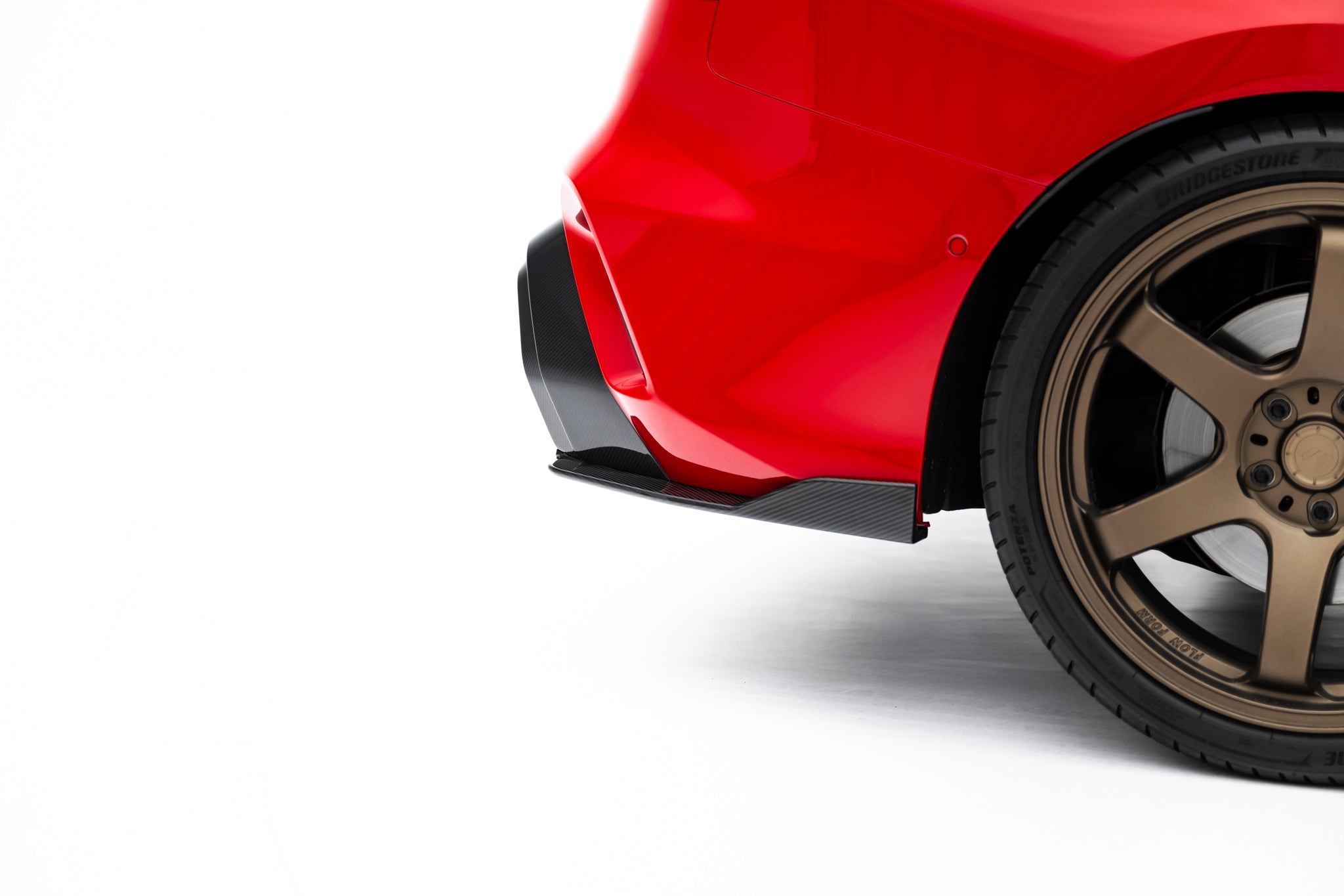 Maxton Design Prepreg Carbon Fiber Heck Ansatz Flaps Diffusor passend für Audi RS3 Limousine 8Y Facelift