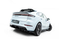 Maxton Design Street+ Mittlerer Diffusor RACE für Porsche Cayenne GTS / Turbo Sport Pack / Turbo E-Hybrid GT Pack Coupe Mk3 Facelift [2023-] | Schwarz Hochglanz | ABS-Kunststoff