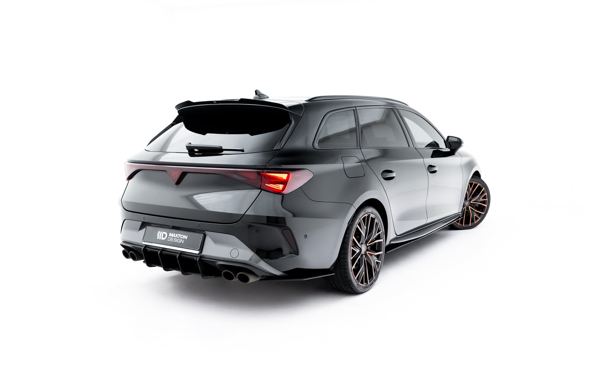 Maxton Design Street Pro Heck Ansatz Flaps Diffusor passend für Cupra Leon ST Mk1 Facelift