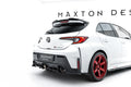 Maxton Design Heck Ansatz Flaps Diffusor V.1 passend für Toyota GR Corolla Mk12 schwarz Hochglanz