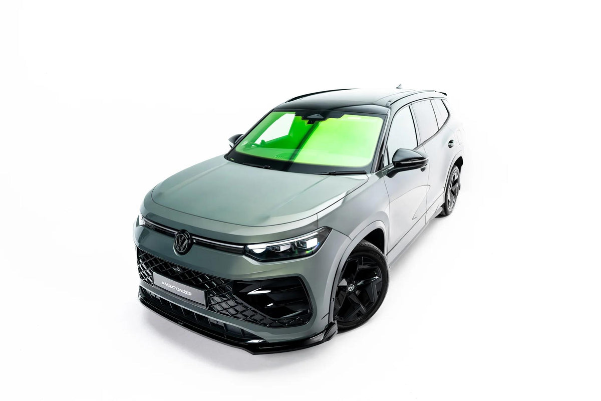 Maxton Design Frontspoiler für Volkswagen Tayron Mk1 [2024-] | Schwarz Hochglanz | ABS-Kunststoff