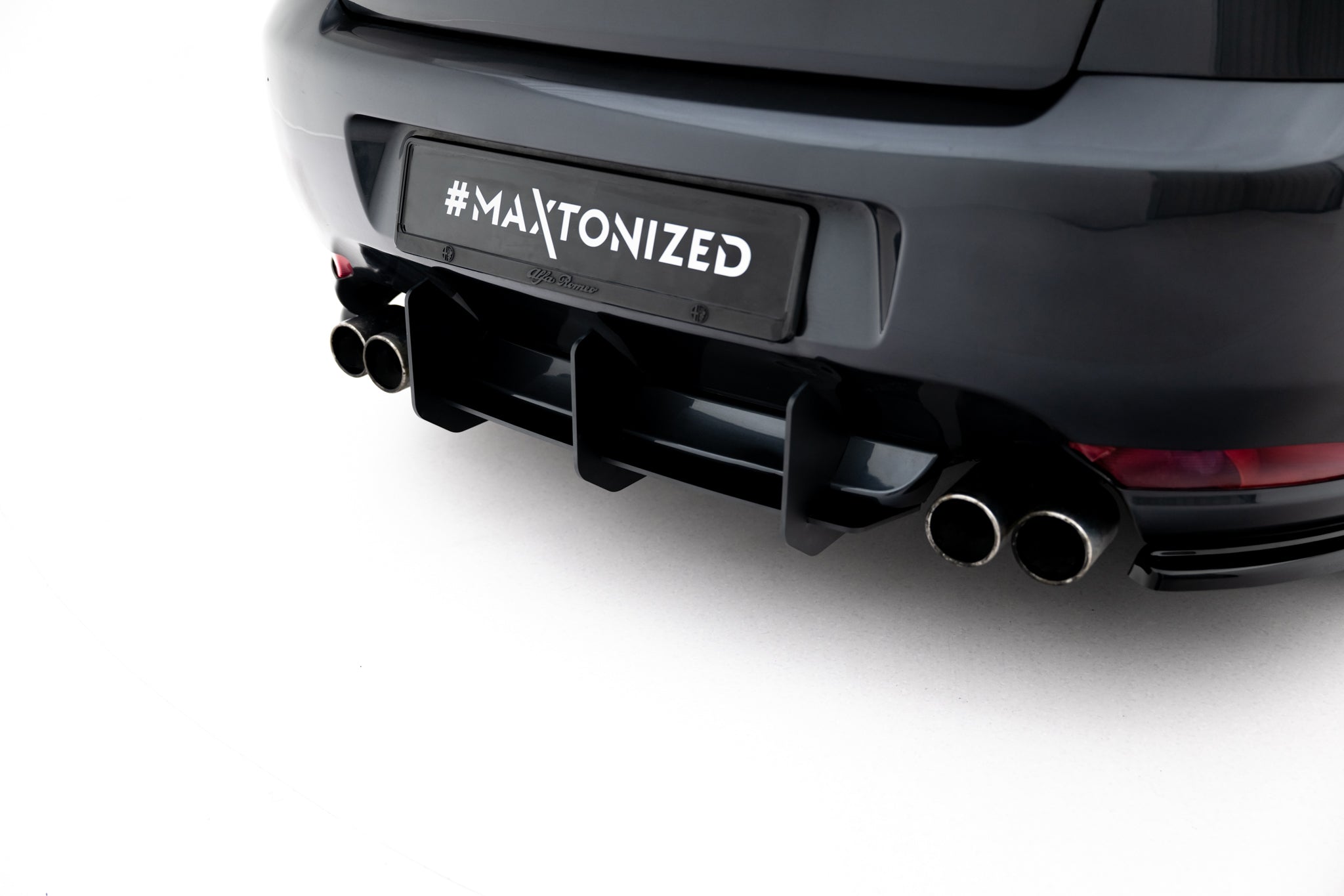 Maxton Design Diffusor Heck Ansatz passend für Heckschürze passend für ALFA ROMEO GT