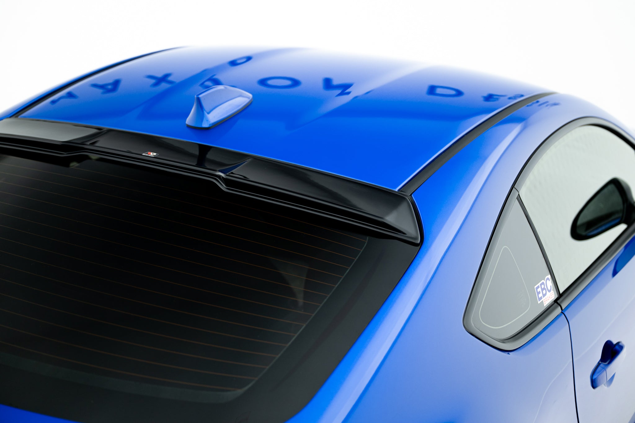 Maxton Design Heckscheiben Spoiler passend für Subaru BRZ Mk2 schwarz Hochglanz