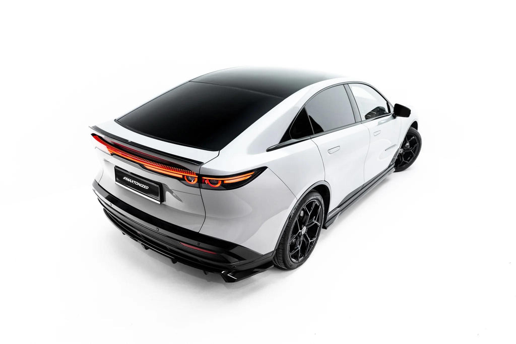 Maxton Design Heckspoiler Lippe für Mazda 6e Mk1 [2024-] | Schwarz Hochglanz | ABS-Kunststoff | mit TTG (eintragungsfrei)