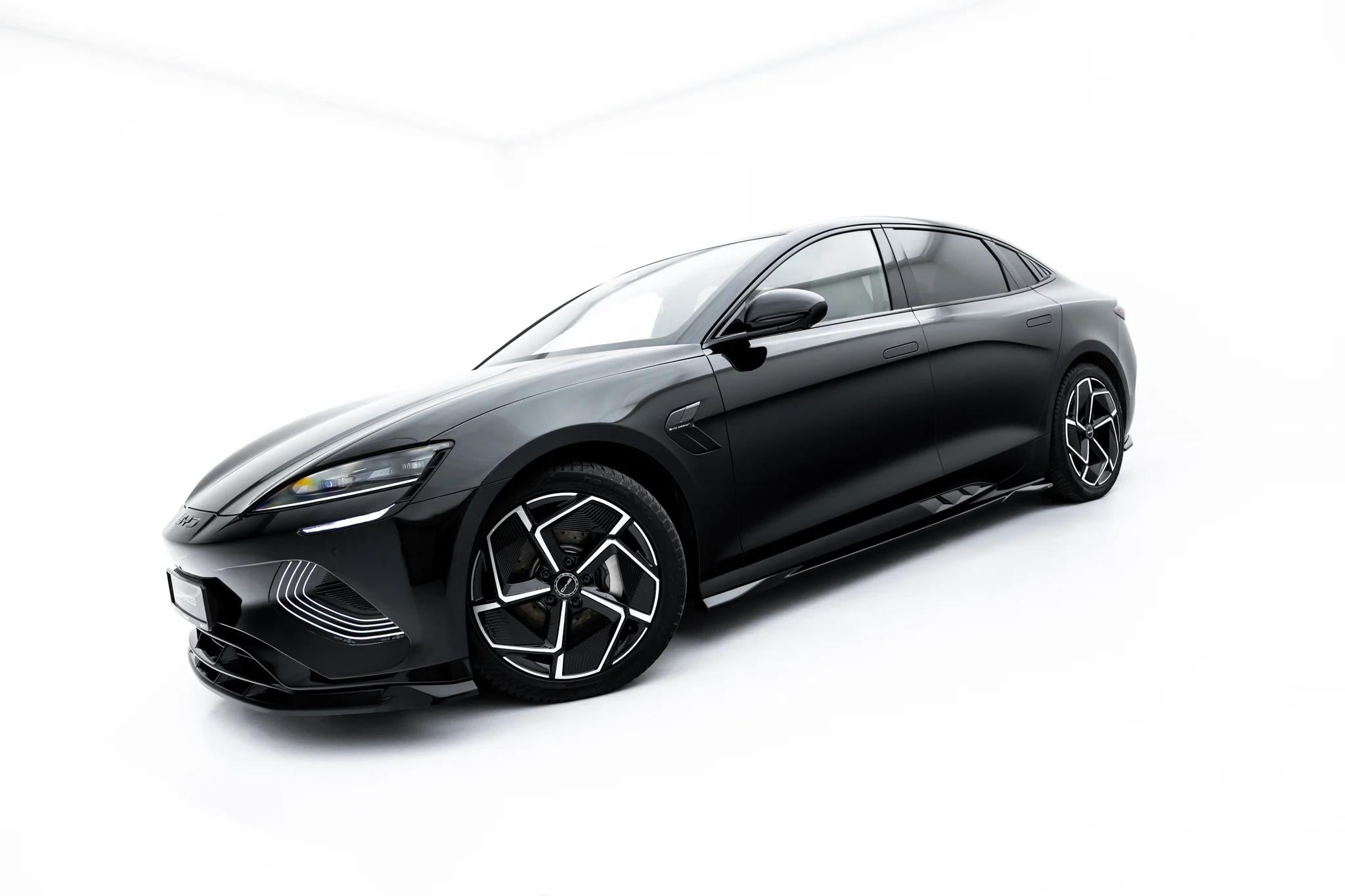 Maxton Design Street+ Seitenschweller Leisten passend für BYD Seal Mk1 schwarz Hochglanz