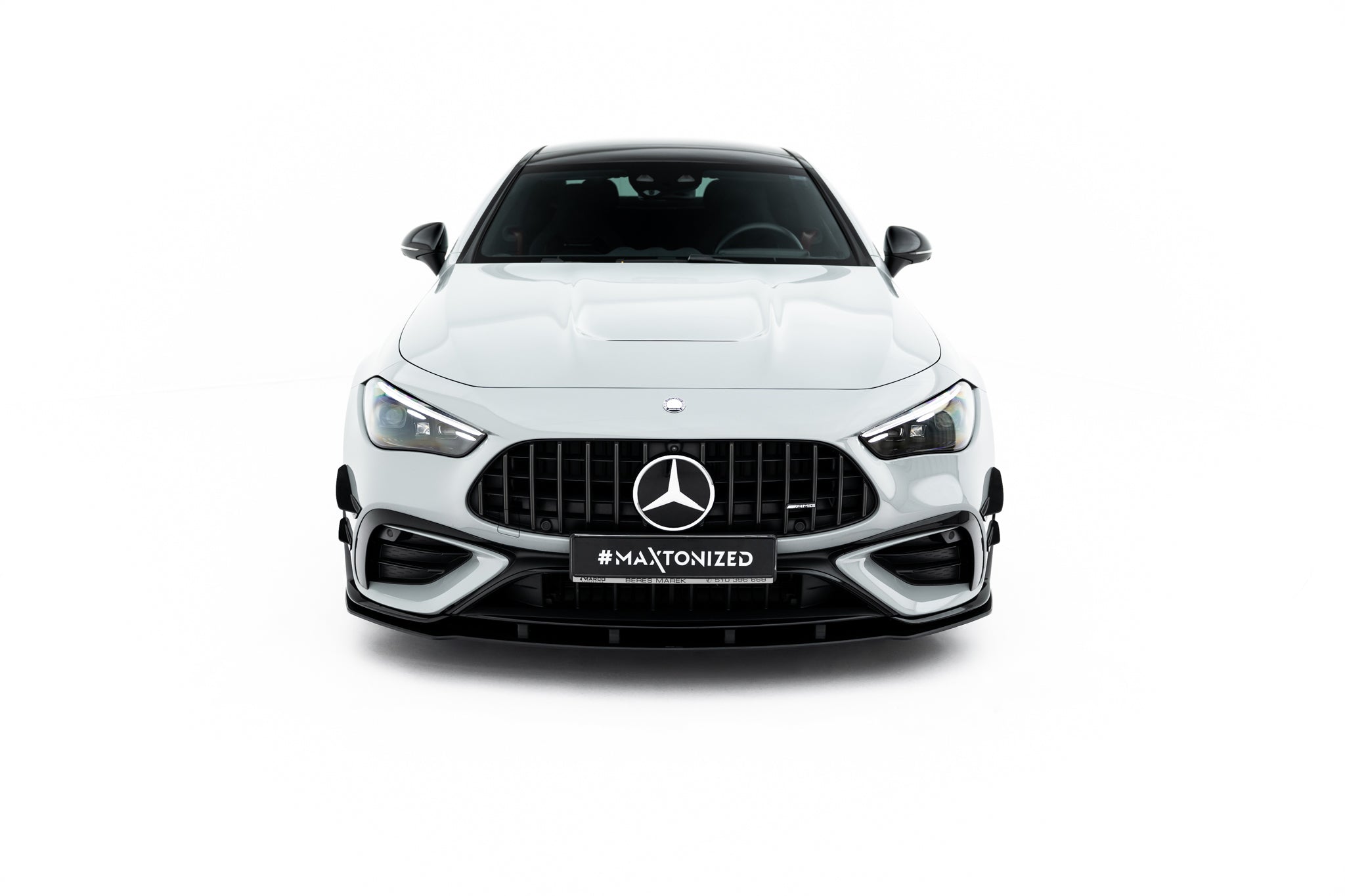 Maxton Design Street Pro Street+ Spoilerlippe Front Ansatz passend für Mercedes-AMG CLE 53 Aero C236