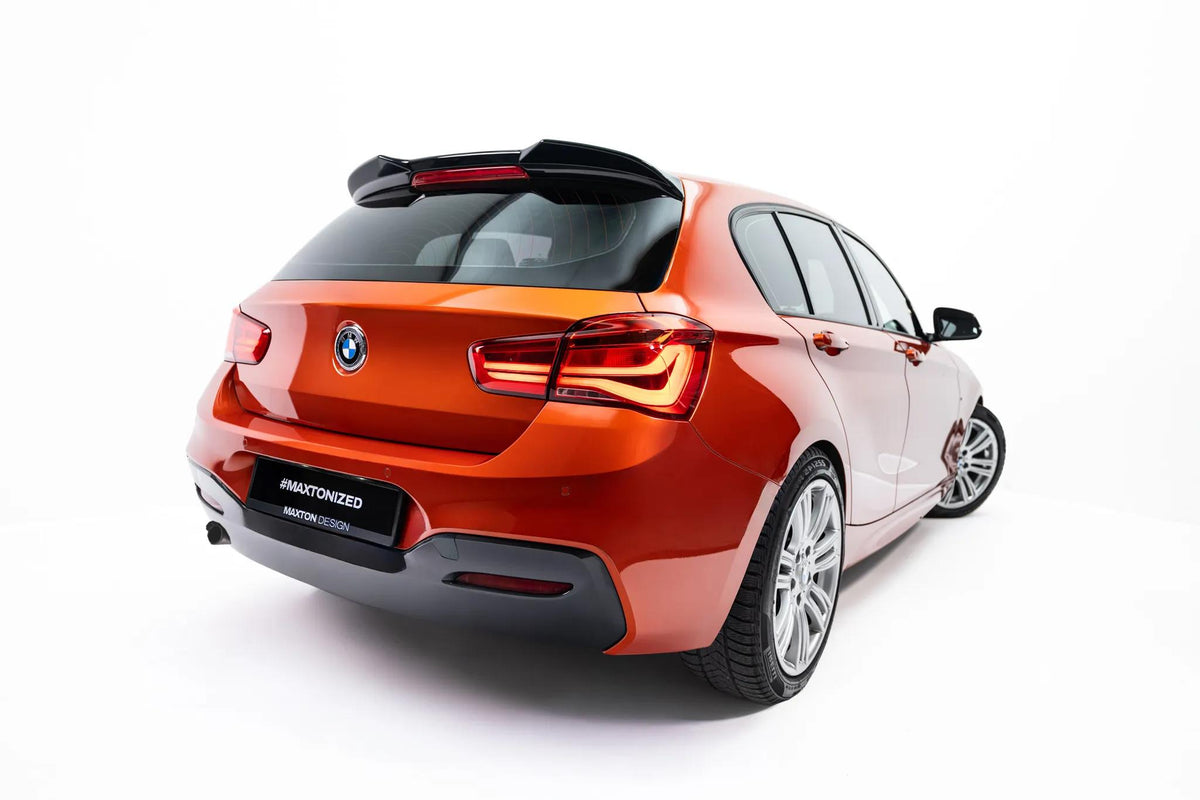 Maxton Design Heckspoiler für BMW 1er F20- F21 [2011-2015] | Schwarz Hochglanz | ABS-Kunststoff
