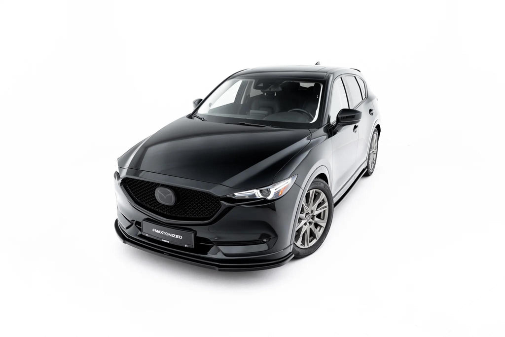 Maxton Design Frontspoiler für Mazda CX-5 Mk2 Facelift [2021-2025] | Schwarz Hochglanz | ABS-Kunststoff