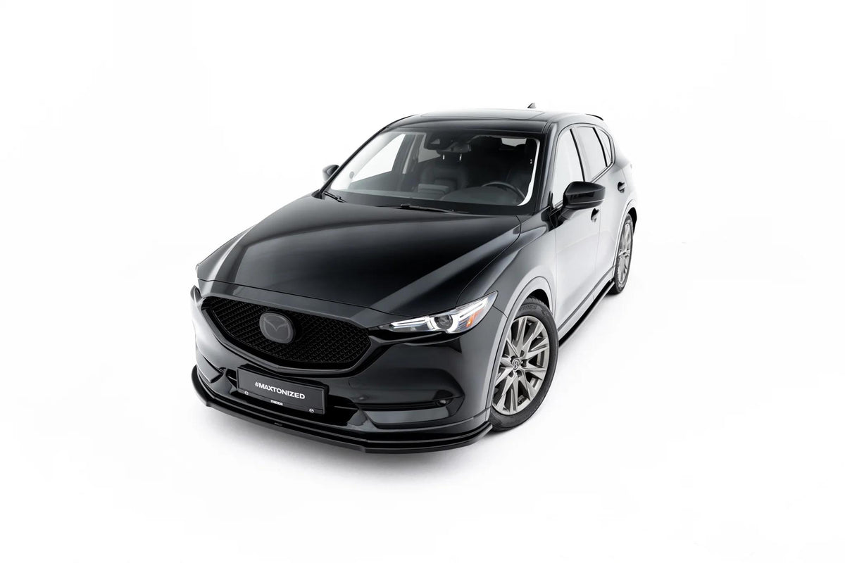 Maxton Design Frontspoiler für Mazda CX-5 Mk2 Facelift [2021-2025] | Schwarz Hochglanz | ABS-Kunststoff