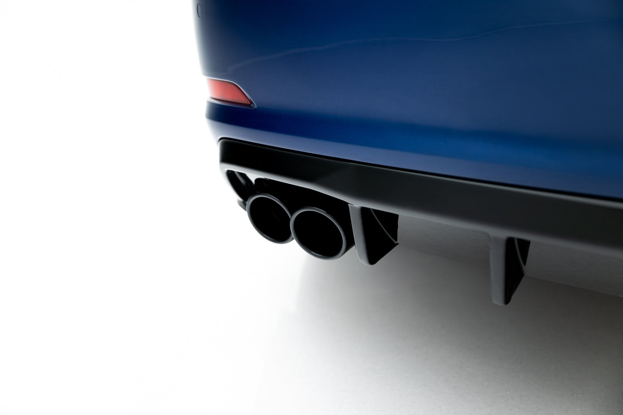 Maxton Design Diffusor Heck Ansatz passend für Audi A3 Limousine 8V (Doppelauspuff li.endrohr)