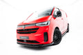 Maxton Design Street+ Spoilerlippe Front Ansatz V.2 passend für VW Transporter T7 schwarz Hochglanz