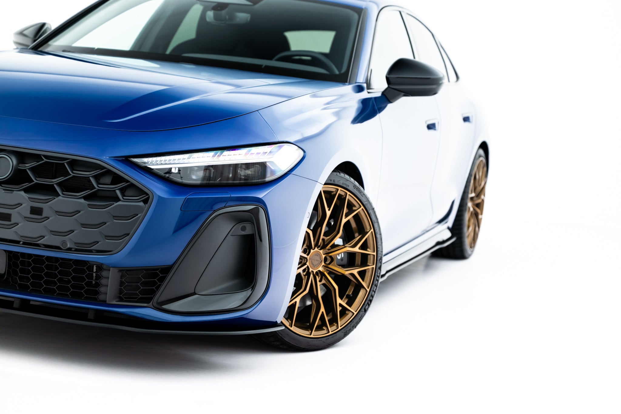 Maxton Design Street Pro Street+ Spoilerlippe Front Ansatz passend für Audi A5 S-Line / S5 Limousine / Avant B10