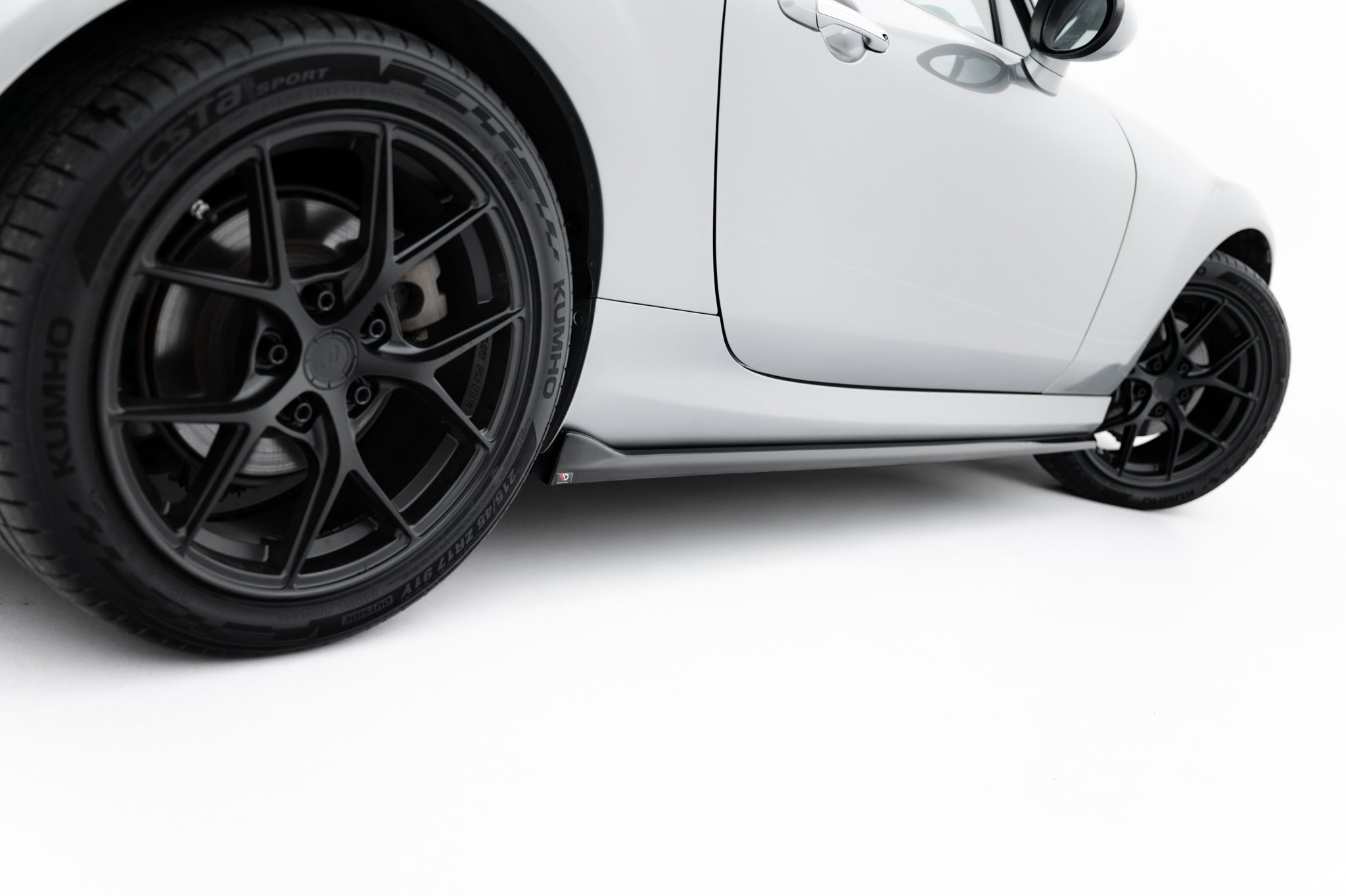 Maxton Design Street+ Seitenschweller Leisten passend für Mazda MX-5 Mk3 (NC) Facelift schwarz Hochglanz