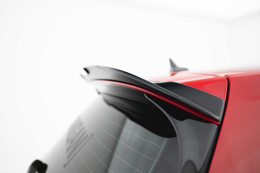 Maxton Design Spoiler CAP V.2 passend für VW Golf R / R-Line / GTI / GTD Mk7 / Mk7 Facelift schwarz Hochglanz