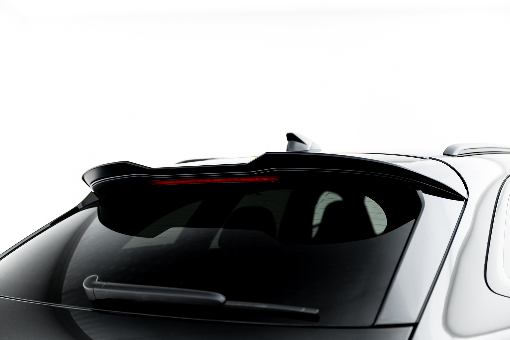 Maxton Design Spoiler CAP passend für Audi A6 S-Line Avant C9 schwarz Hochglanz