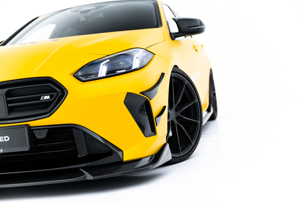 Maxton Design Prepreg Carbon Fiber Street+ Spoilerlippe Front Ansatz passend für BMW M135i / 1 M-Paket F70