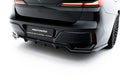 Maxton Design Street+ Mittlerer Diffusor RACE V.2 passend für BMW 7 M-Paket G70 schwarz Hochglanz