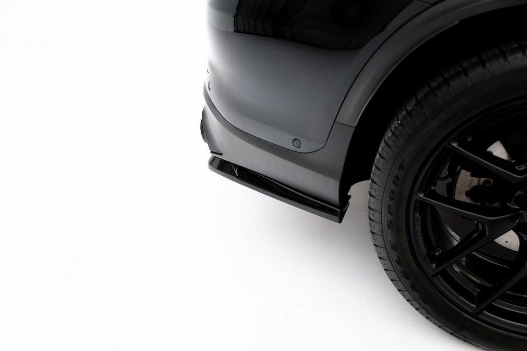Maxton Design Street+ Mittlerer Diffusor RACE passend für Mercedes-AMG GLC 43 SUV X253 Facelift schwarz Hochglanz