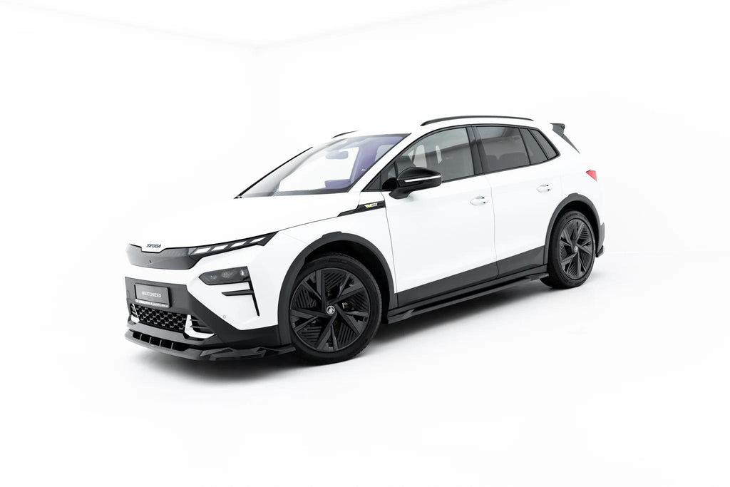 Maxton Design Street+ Seitenschweller Leisten Passend für Skoda Elroq RS Mk1 Schwarz Hochglanz