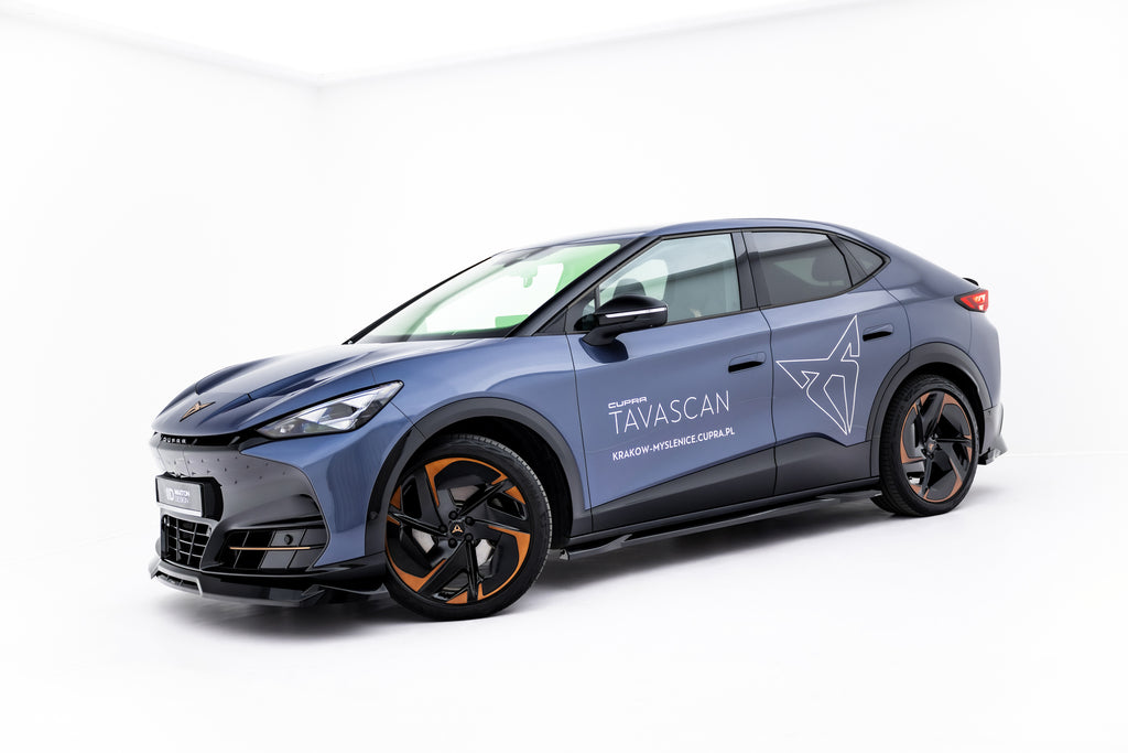 Maxton Design Street+ Seitenschweller Leisten passend für Cupra Tavascan Mk1 schwarz Hochglanz