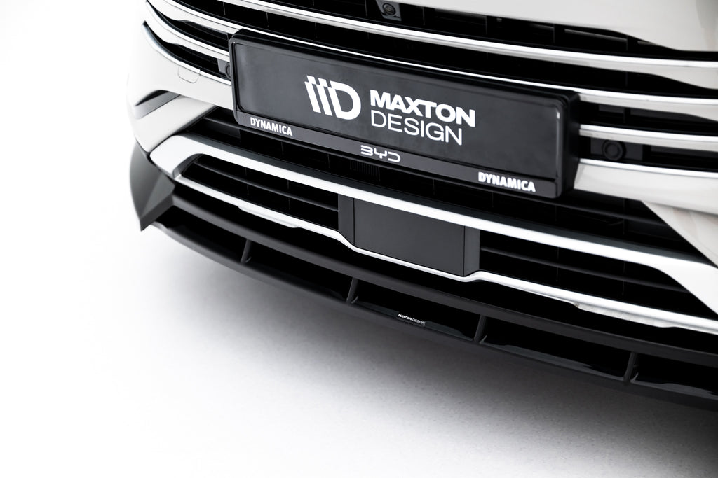 Maxton Design Street+ Spoilerlippe Front Ansatz V.1 passend für BYD Seal U Mk1 schwarz Hochglanz