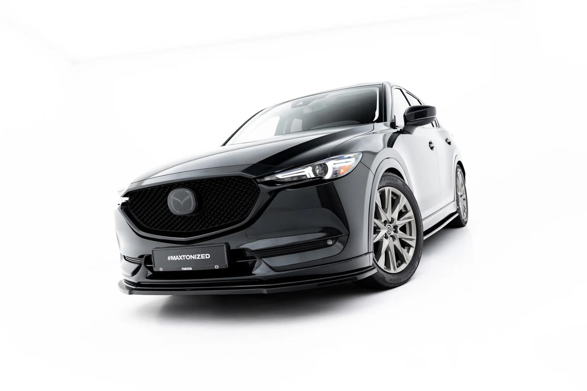 Maxton Design Frontspoiler für Mazda CX-5 Mk2 Facelift [2021-2025] | Schwarz Hochglanz | ABS-Kunststoff