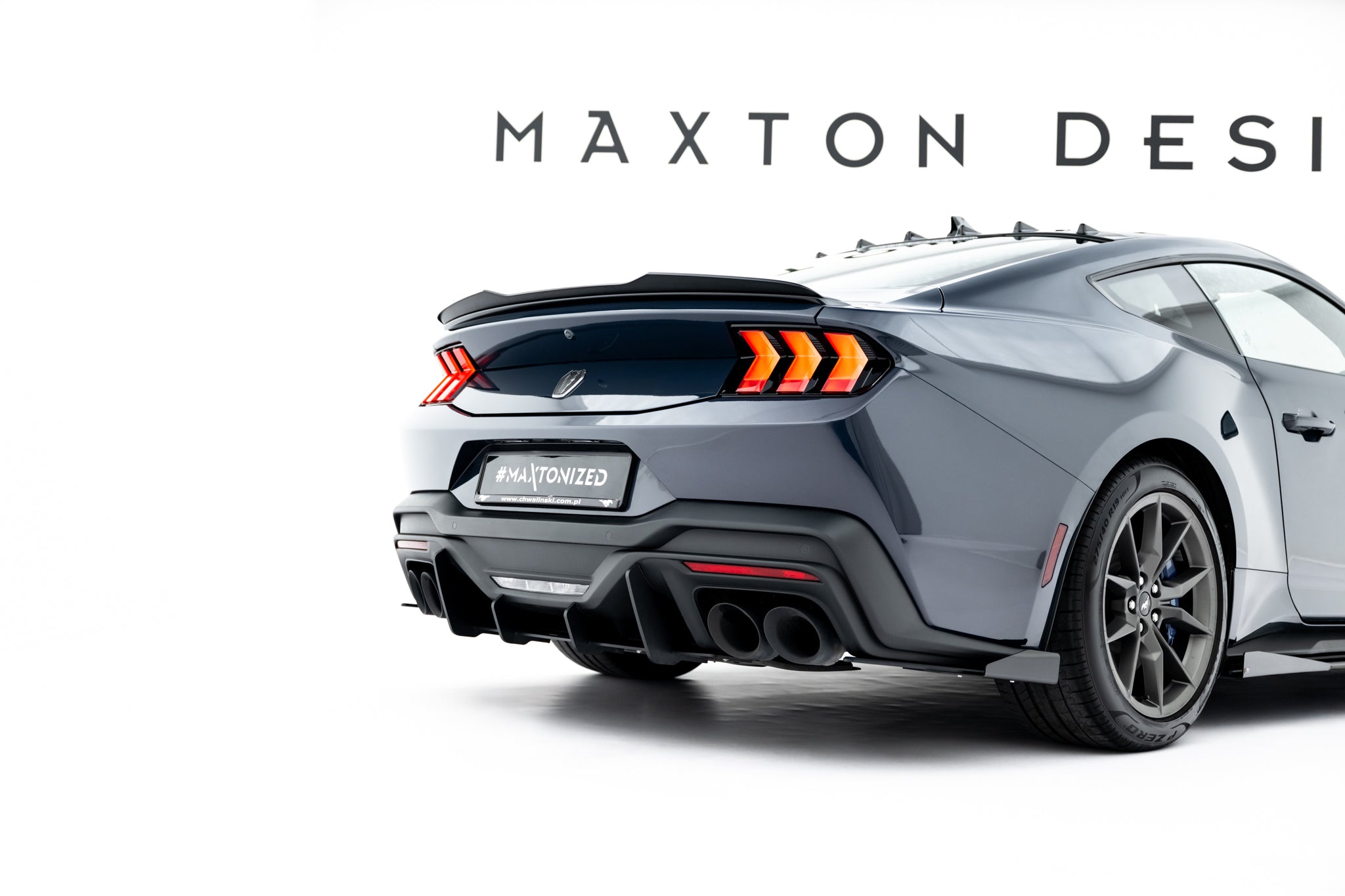 Maxton Design Street Pro Heckschürze passend für Ford Mustang Dark Horse Mk7