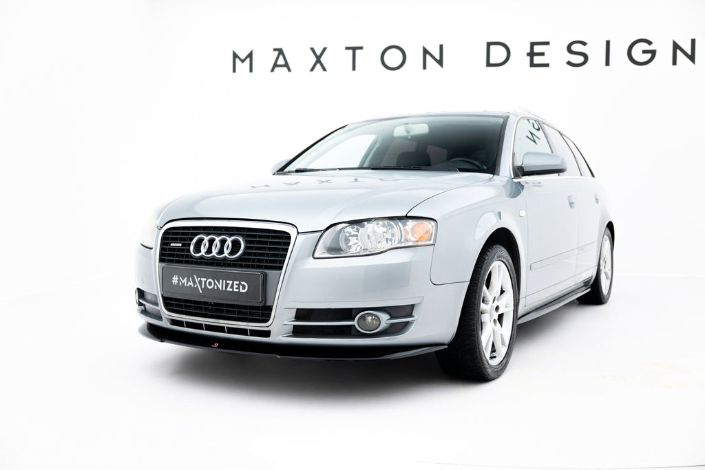 Maxton Design Front Diffuser V.2 Audi A4 B7 schwarz Hochglanz für Audi A4