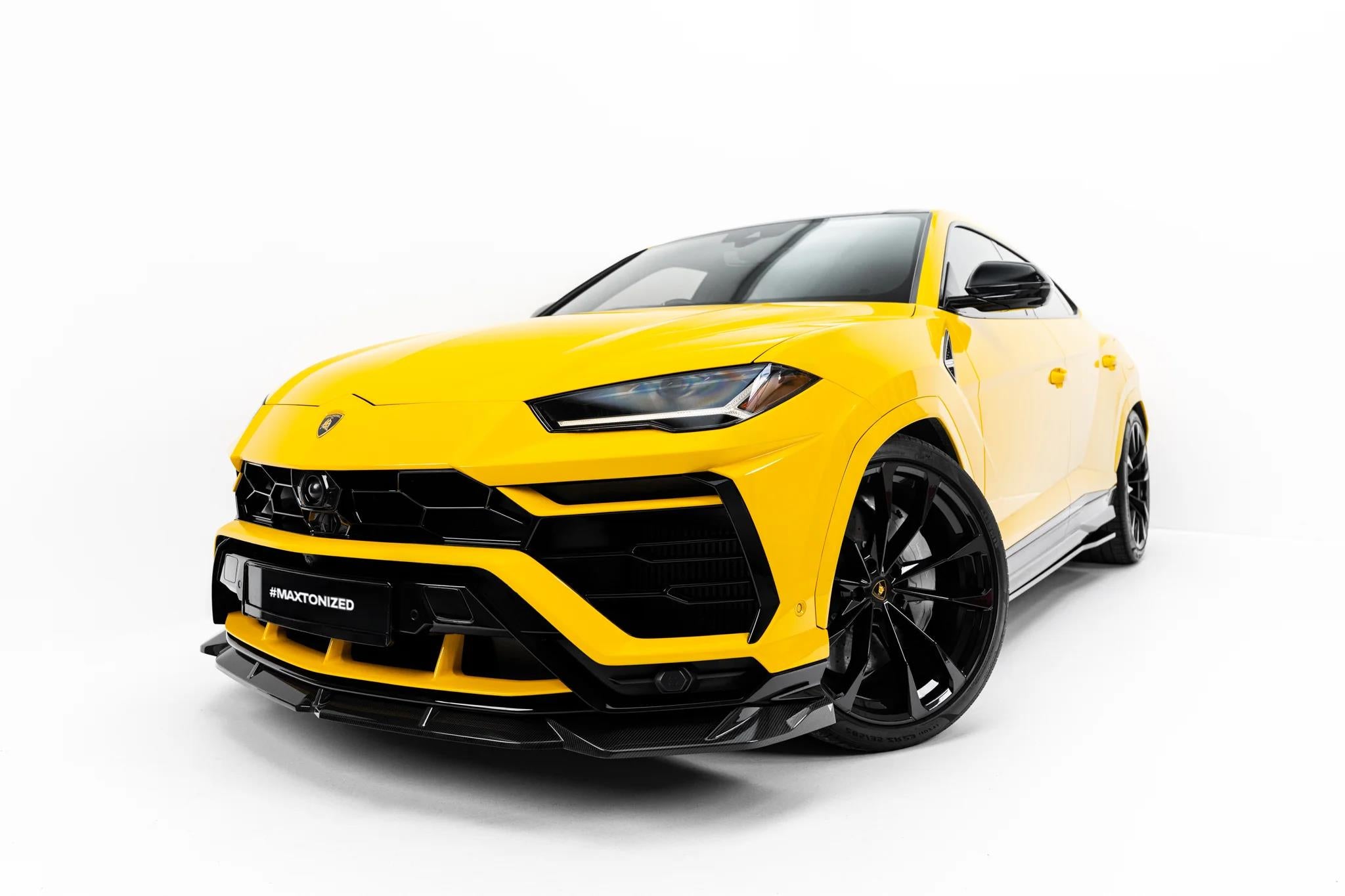 Maxton Design Prepreg Carbon Fiber Street+ Spoilerlippe Front Ansatz Passend für Lamborghini Urus Mk1