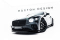 Maxton Design Street+ Spoilerlippe Front Ansatz passend für Bentley Continental GT Coupe Mk3 schwarz Hochglanz