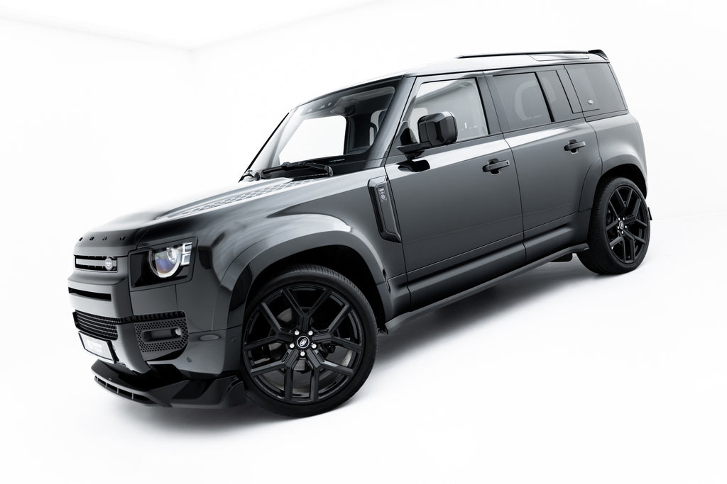 Maxton Design Street+ Seitenschweller Leisten passend für Land Rover Defender 110 Mk4 schwarz Hochglanz