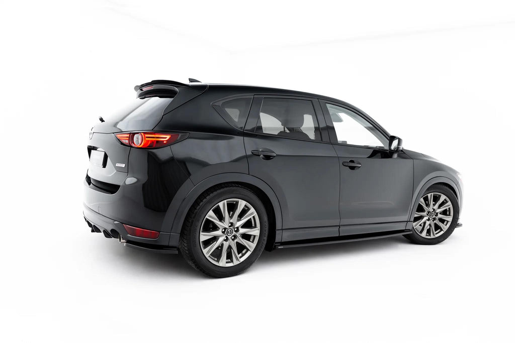 Maxton Design Seitenschweller für Mazda CX-5 Mk2 Facelift [2021-2025] | Schwarz Hochglanz | ABS-Kunststoff