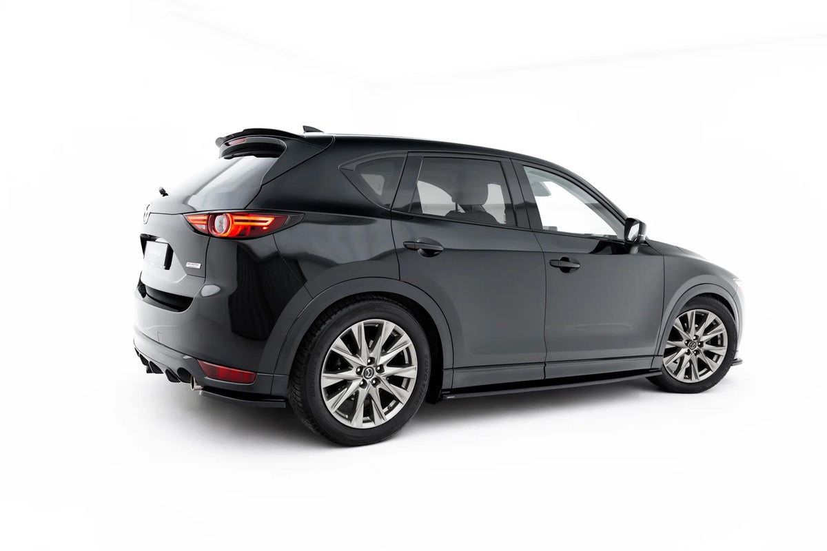 Maxton Design Seitenschweller für Mazda CX-5 Mk2 Facelift [2021-2025] | Schwarz Hochglanz | ABS-Kunststoff