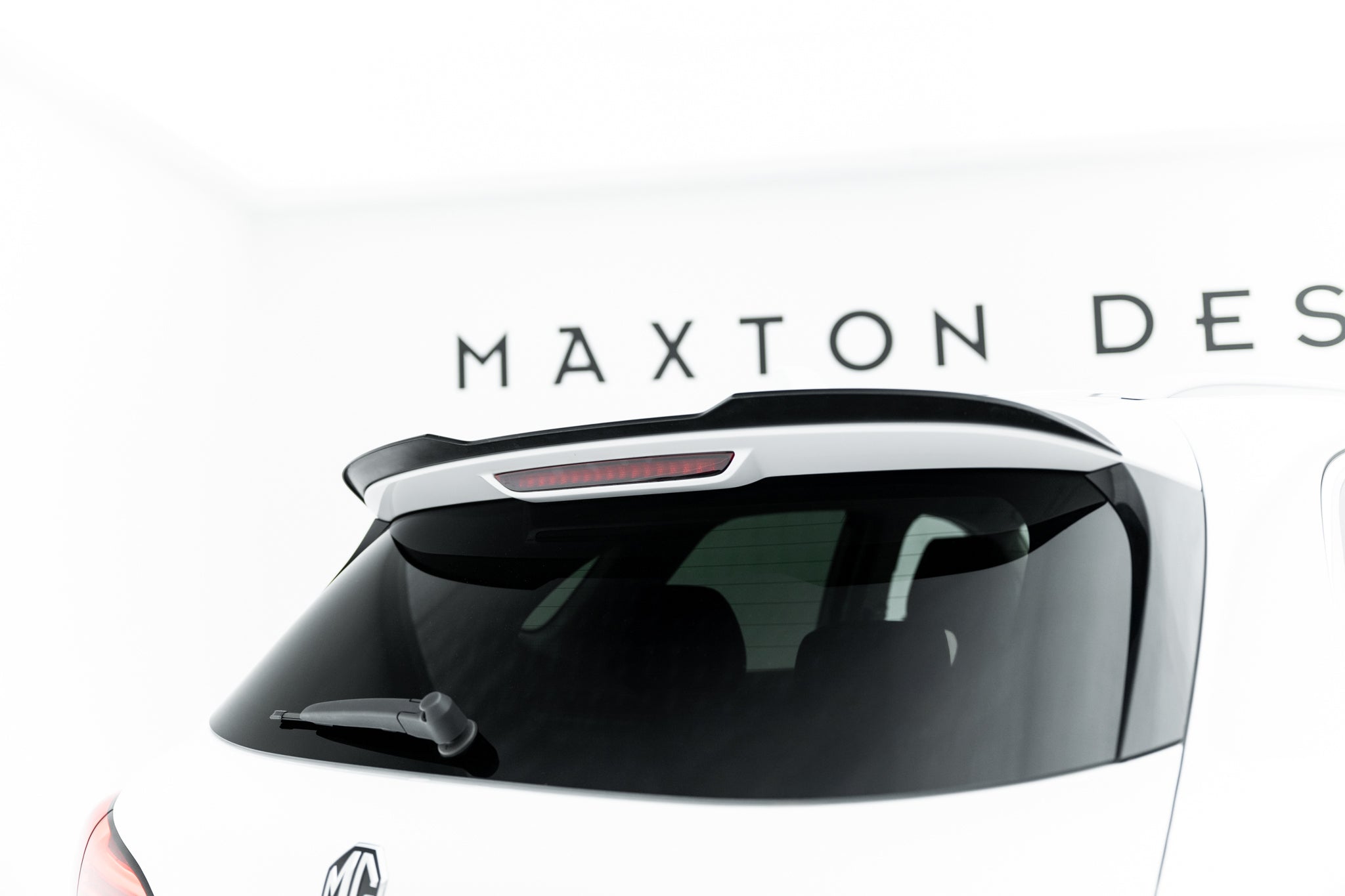 Maxton Design Spoiler CAP passend für MG HS Mk1 Facelift schwarz Hochglanz