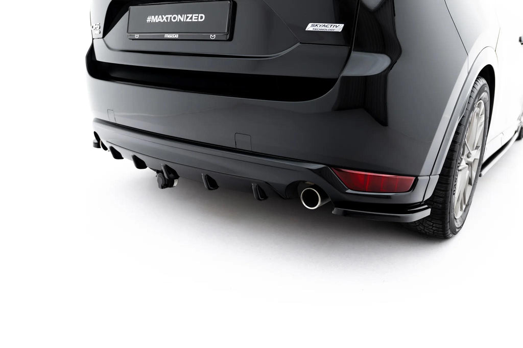 Maxton Design Diffusor für Mazda CX-5 Mk2 Facelift [2021-2025] | Schwarz Hochglanz | ABS-Kunststoff
